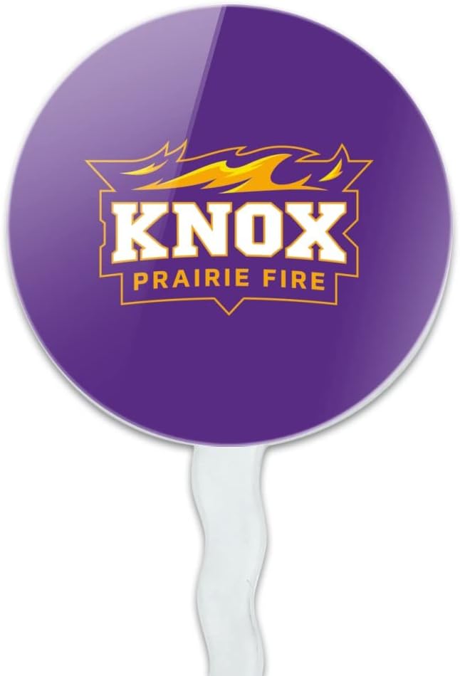Knox College Primary Logo Cupcake Picks Toppers Decoration Set of 6