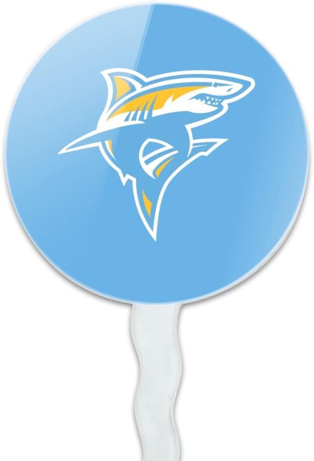 Long Island University Primary Logo Cupcake Picks Toppers Decoration Set of 6