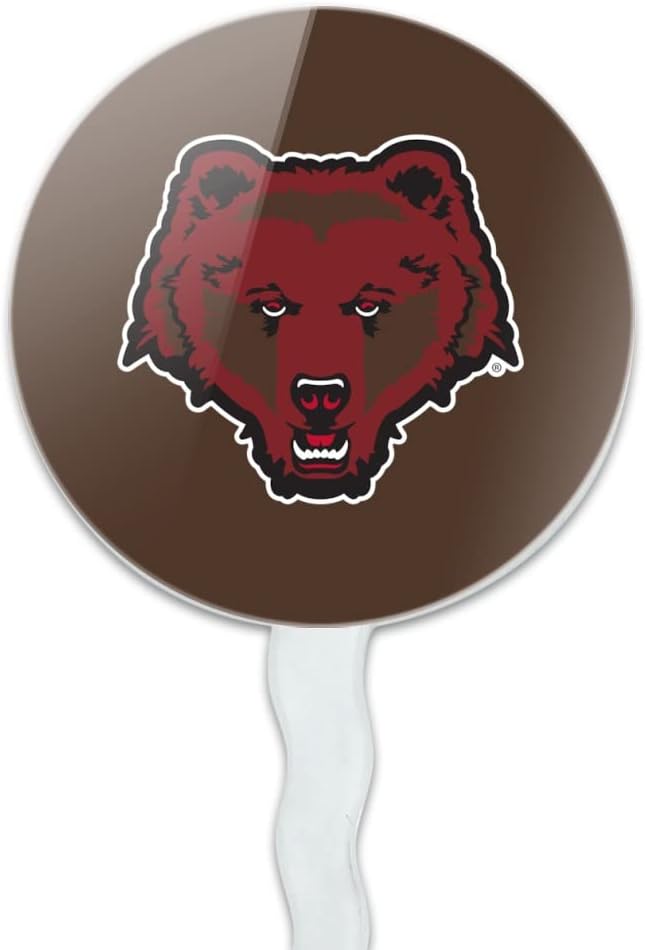 Brown University Primary Logo Cupcake Picks Toppers Decoration Set of 6