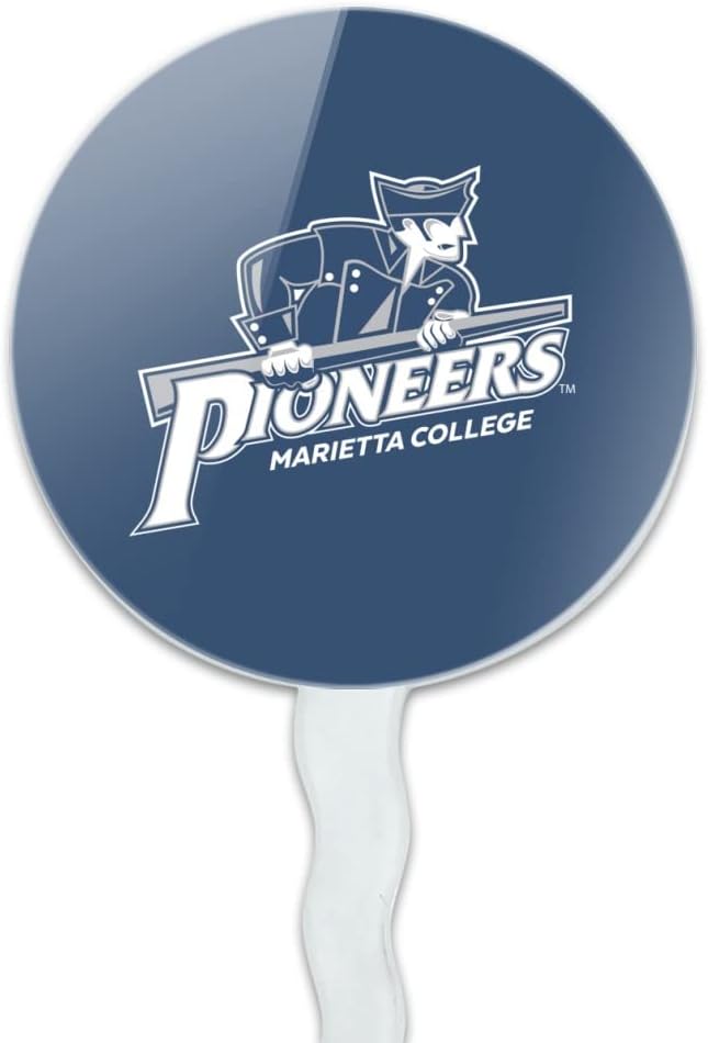 Marietta College Primary Logo Cupcake Picks Toppers Decoration Set of 6