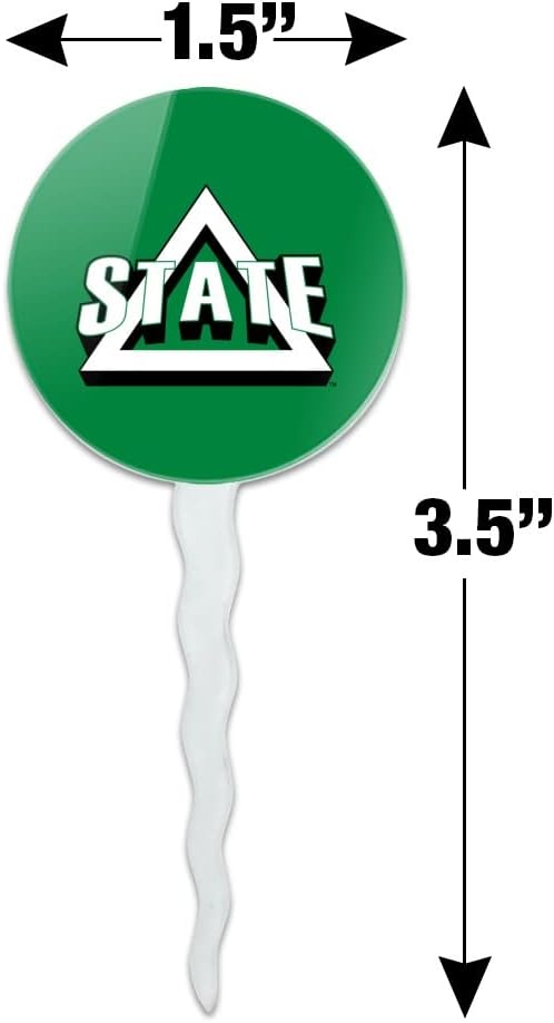 Delta State Primary Logo Cupcake Picks Toppers Decoration Set of 6