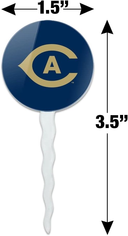 UC Davis Primary Logo Cupcake Picks Toppers Decoration Set of 6
