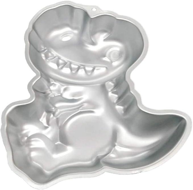 Dinosaur Shape Cake Pan, 3D Birthday Cake Pan, Aluminum Alloy Cake Molds Nonstick Baking Tools