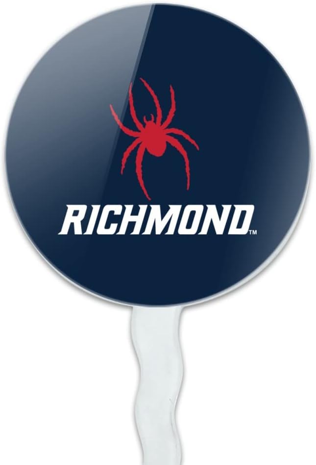U of Richmond Primary Logo Cupcake Picks Toppers Decoration Set of 6