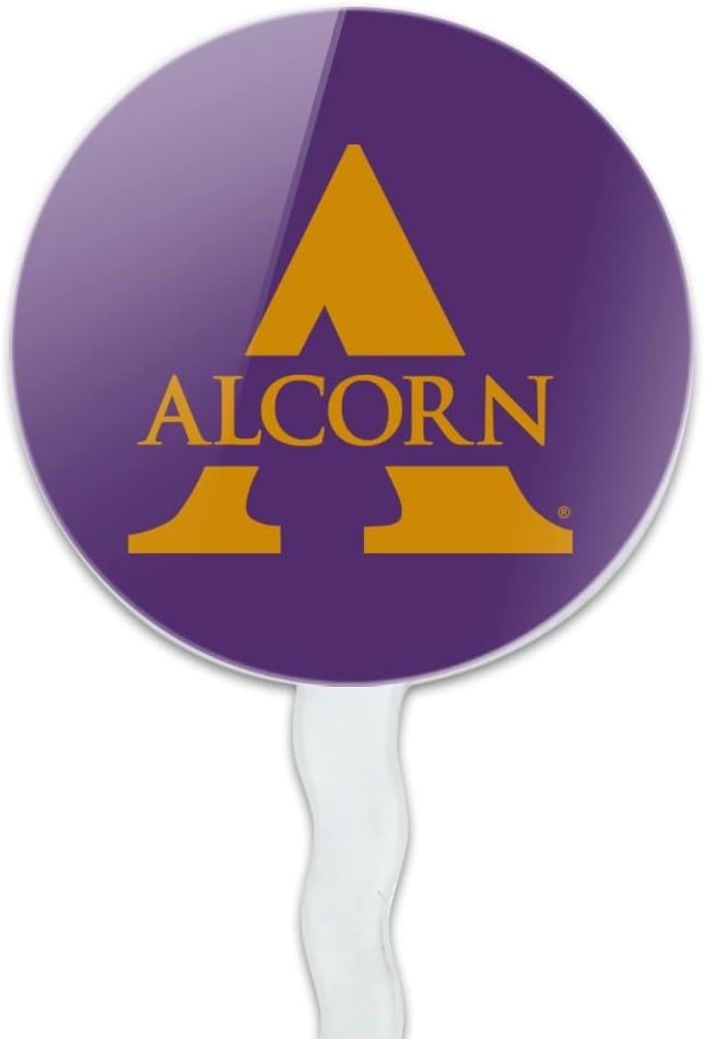 Alcorn Primary Logo Cupcake Picks Toppers Decoration Set of 6
