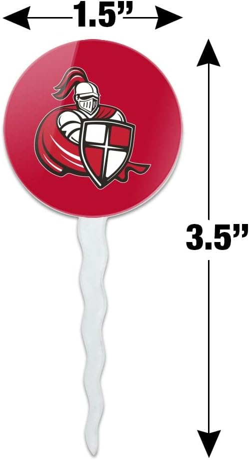 William Carey University Primary Logo Cupcake Picks Toppers Decoration Set of 6