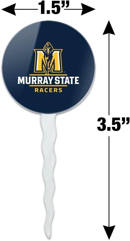 Murray State University Primary Logo Cupcake Picks Toppers Decoration Set of 6