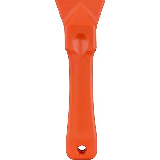 SPARTA Polypropylene Scraper Tool Food Safe Scraper for Removing Caked-On Residue in Commercial Kitchens, Plastic, 7.82 x 3 Inches, Orange