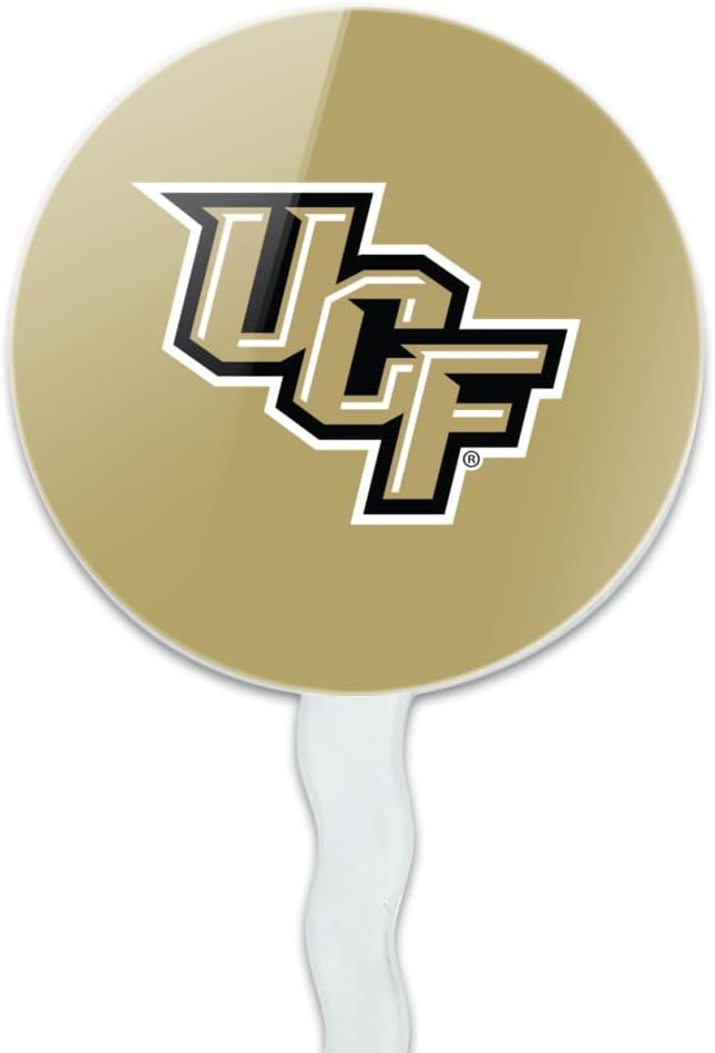 GRAPHICS & MORE Central Florida Primary Logo Cupcake Picks Toppers Decoration Set of 6