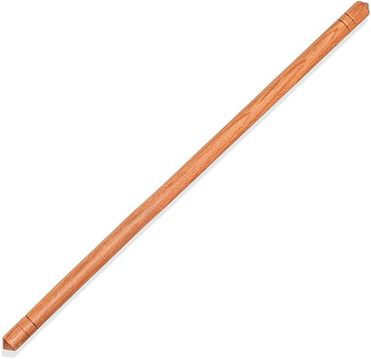 Beech Wood Turkish Oklava Rolling Pin – Non-Stick Oil-Infused Smooth Surface for Dough, Cookies, Pastry, Pizza & Bread – Traditional 18.7 Inch (48 cm) Kitchen Roller for Home & Professional Bakers