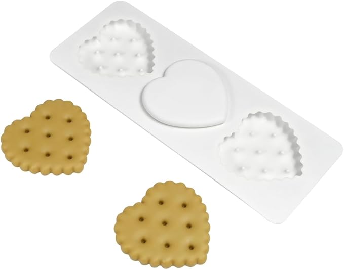 mostsom Silicone Mold Mousse Molds Love Heart Shaped Cookie Mousse Cake Silicone Molds Soap Mold DIY Chocolate Dessert Mold Pudding Jelly Kitchen Baking Tools (D_ Love Heart)