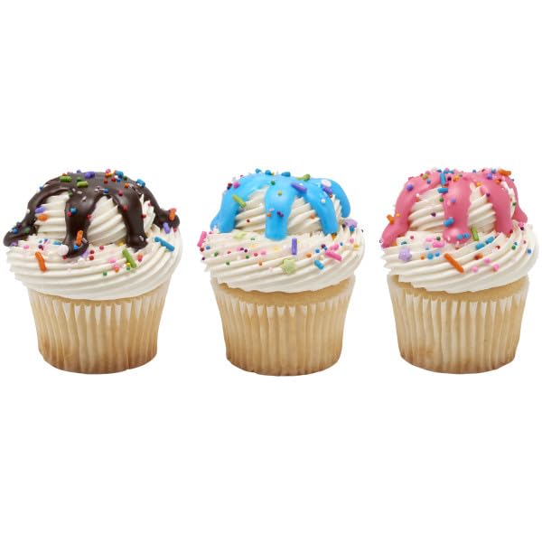 NCS Unicorn Mix Orange, Green, Teal, Purple, Pink, White Jimmies, Non Pariels, Sanding Sugar, and Edible Sprinkles - 8 ounces