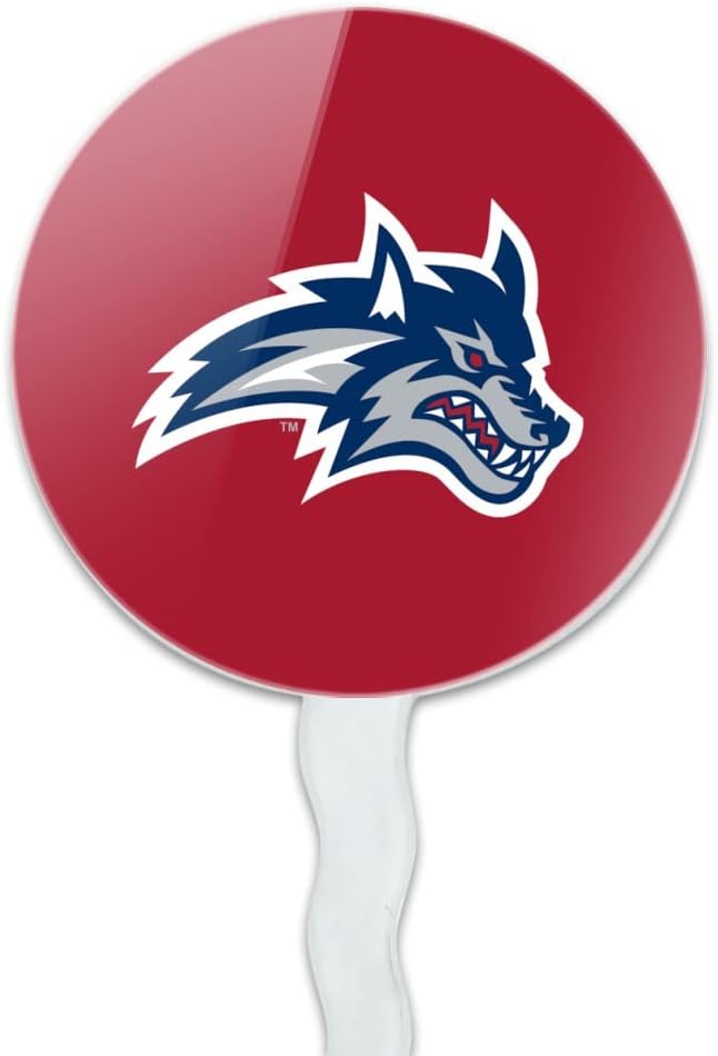 Stony Brook University Primary Logo Cupcake Picks Toppers Decoration Set of 6