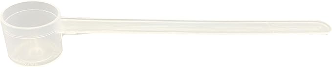 6.5 mL (6.5 CC) Long Handle Scoop for Measuring Coffee, Pet Food, Grains, Protein, Spices and Other Dry Goods (Pack of 100)