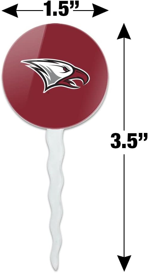 North Carolina Central Primary Logo Cupcake Picks Toppers Decoration Set of 6