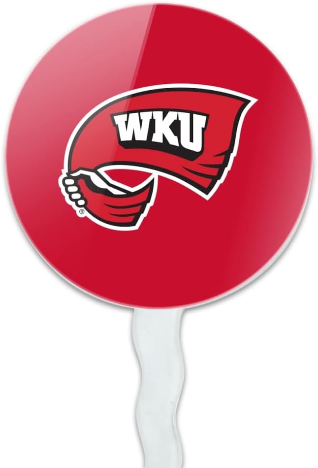 W Kentucky Primary Logo Cupcake Picks Toppers Decoration Set of 6