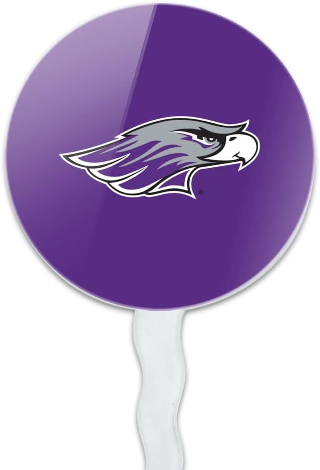UW Whitewater Primary Logo Cupcake Picks Toppers Decoration Set of 6
