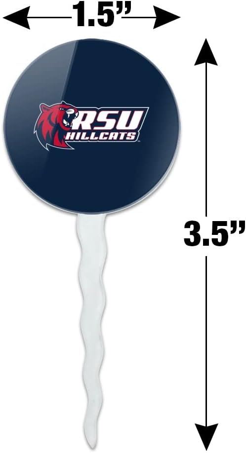 Rogers State University Primary Logo Cupcake Picks Toppers Decoration Set of 6