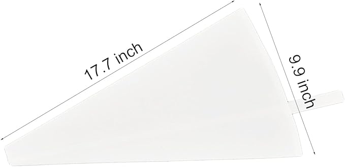 3 Pack Reusable Piping Bags 18 inch Cloth Pastry Bags Plastic Coated Icing Piping Bags Cake Decorating Icing Bags Baking Dessert Frosting Bag