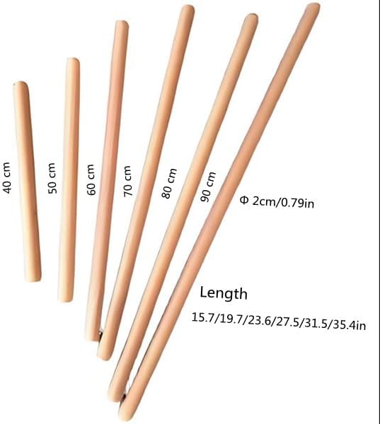XBLDMJY Rolling Pins For Baking Ultra Thin,3/4 Inch Diameter,Long 15.7 Inch (40 * 2m)
