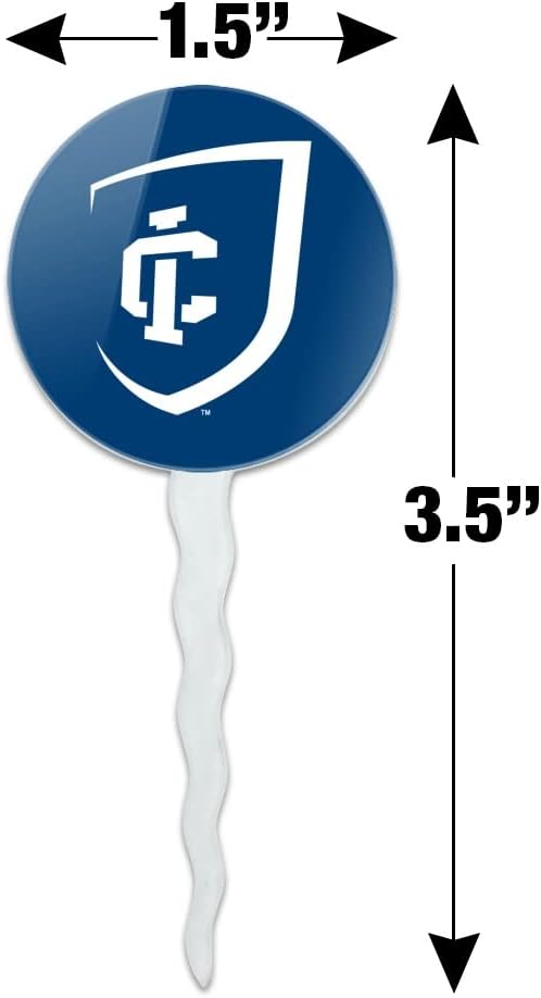 Ithaca College Primary Logo Cupcake Picks Toppers Decoration Set of 6