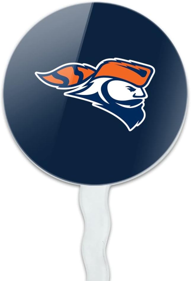 Carroll University Primary Logo Cupcake Picks Toppers Decoration Set of 6