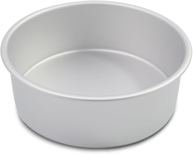 8×3 round Cake Pan Aluminum cake tin baing pan for birthday cake party (8×3 round Cake Pan)