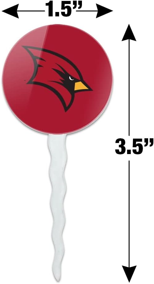 Saginaw Valley State Primary Logo Cupcake Picks Toppers Decoration Set of 6