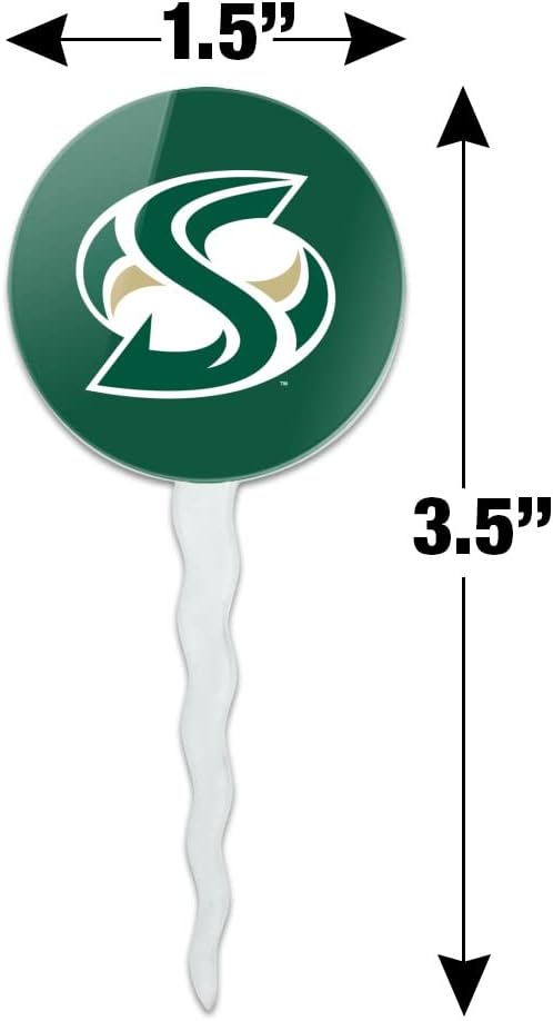 Sacramento State University Primary Cupcake Picks Toppers Decoration Set of 6