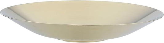 SANQIAHOME 18/8 Staniless Steel Large Serving Bowls,35cm/13.8 in,mixing-bowls pasta-bowls salad-bowls Gold