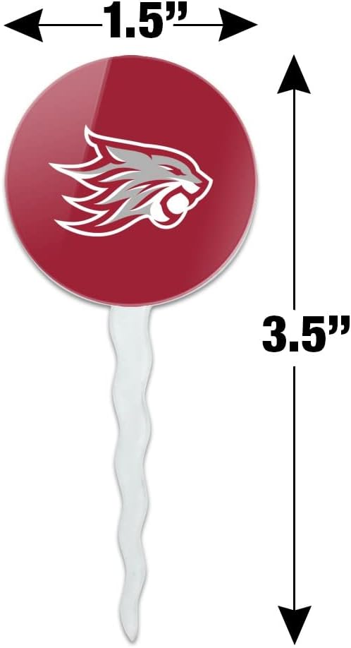 California State University Chico Primary Logo Cupcake Picks Toppers Decoration Set of 6