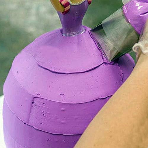 Cake Decorating Icing Tips Set, Crumb Coat Piping Tips, Professional Decorating Tools (Large#200)