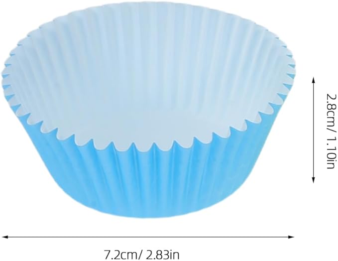 Toyvian 400-count Mini Cupcake Liners for Baking Bright Rainbow Standard Cupcake Liners Solid Colorful Paper Baking Cups for Candy Cups And Cake Balls