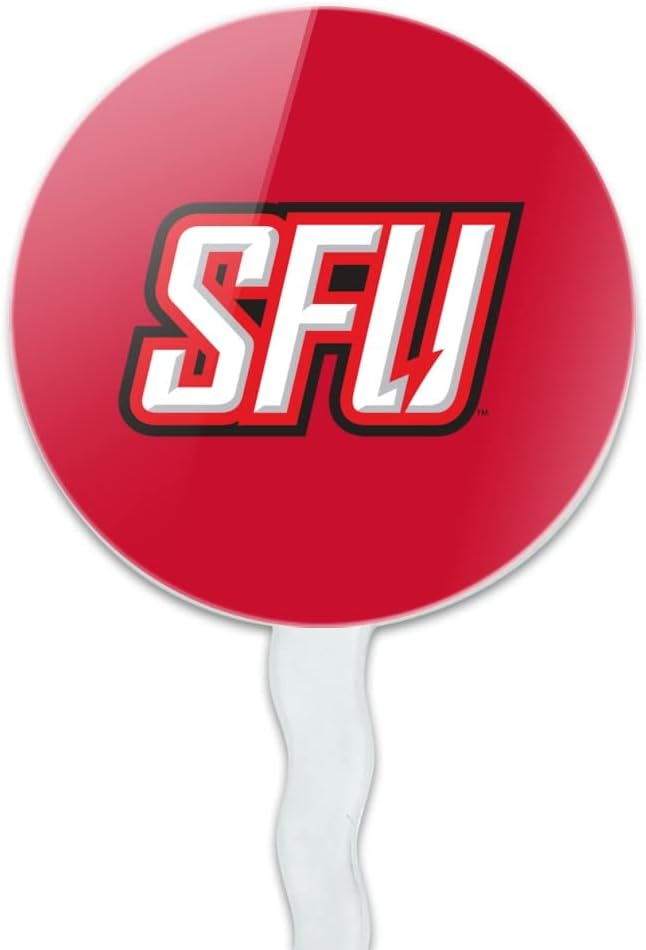 Saint Francis University Primary Logo Cupcake Picks Toppers Decoration Set of 6