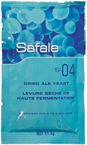 10x Fermentis Safale S04 Beer Yeast British style ales 11.5g 20-30L
