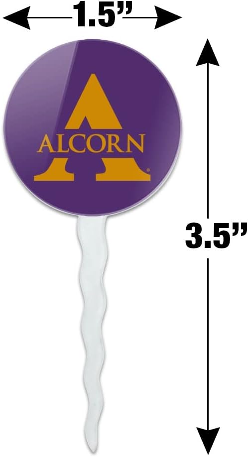 Alcorn Primary Logo Cupcake Picks Toppers Decoration Set of 6