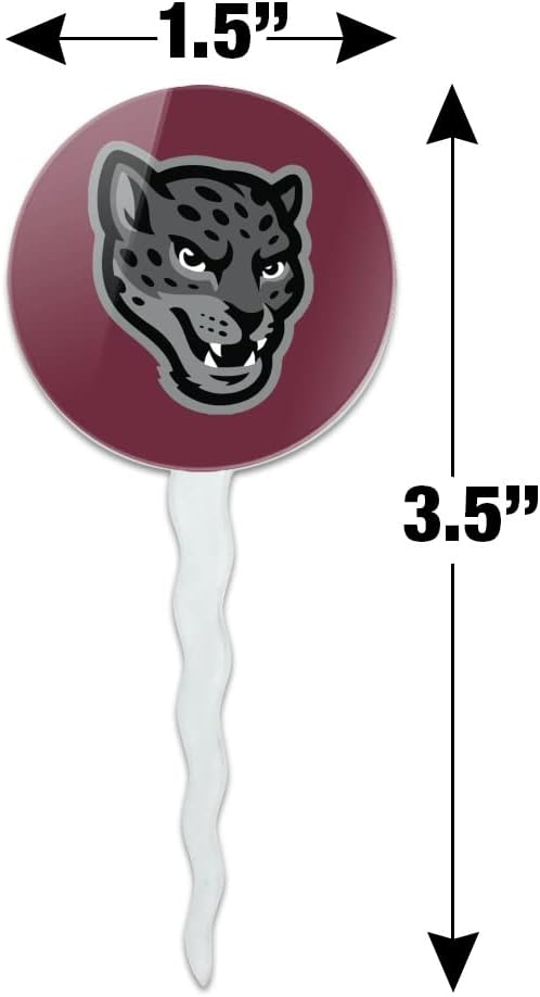 Texas A&M University-San Antonio Primary Logo Cupcake Picks Toppers Decoration Set of 6