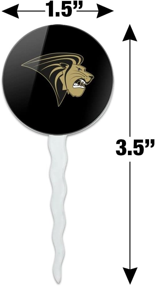 Lindenwood University Primary Logo Cupcake Picks Toppers Decoration Set of 6