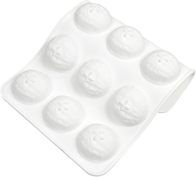 mostsom Silicone Mold Mousse Molds 12 Grids Walnut Shape Silicone Cake Baking Mold for Making Chocolate Mousse Dessert Baking Decorating Tools (B_ Walnut)