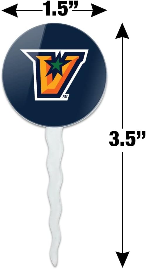The University of Texas Rio Grande Valley Primary Logo Cupcake Picks Toppers Decoration Set of 6
