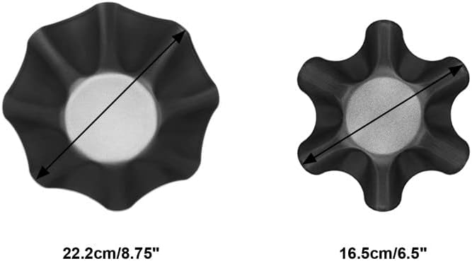 RUVINCE Nonstick Tortilla & Taco Shell Maker Set of 6, 8.75-Inch Heavy-Duty Bakeware for Mexican Cuisine