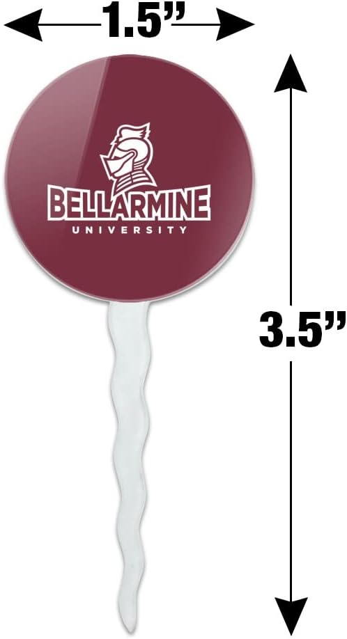 GRAPHICS & MORE Bellarmine University Primary Logo Cupcake Picks Toppers Decoration Set of 6