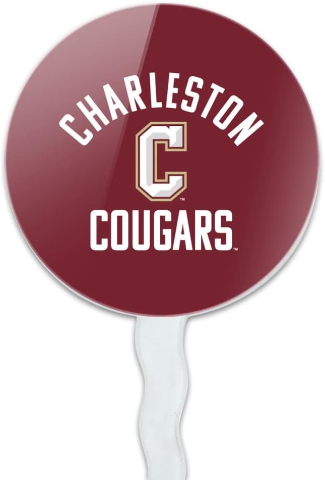 GRAPHICS & MORE College of Charleston Official Logo Cupcake Picks Toppers Decoration Set of 6