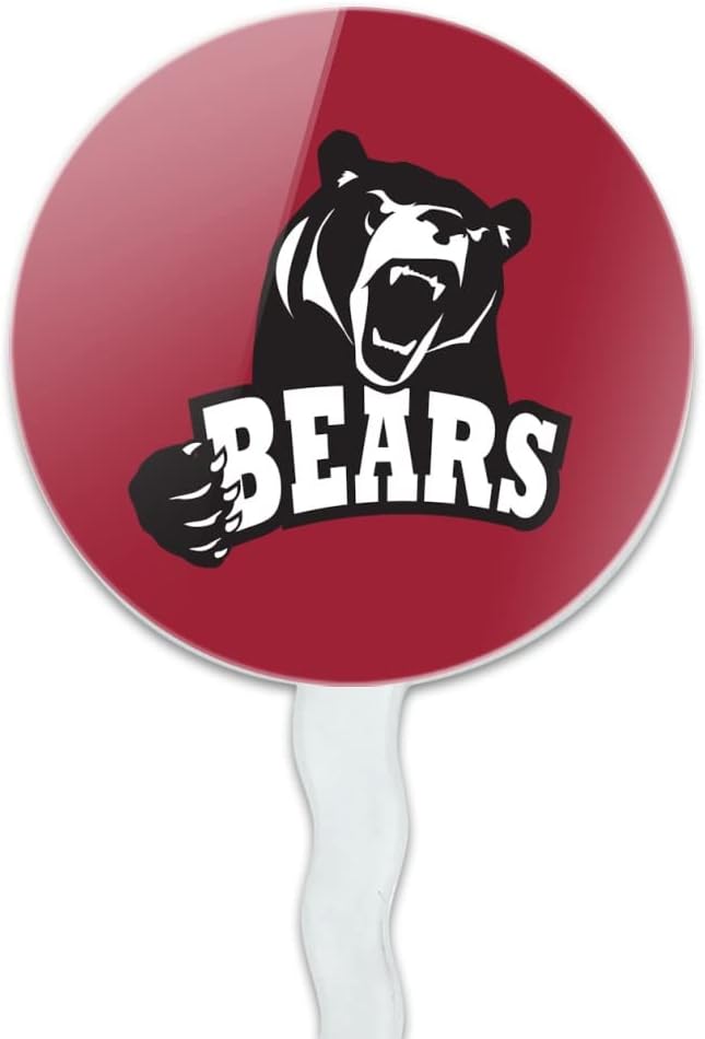 Lenoir-Rhyne University Primary Logo Cupcake Picks Toppers Decoration Set of 6