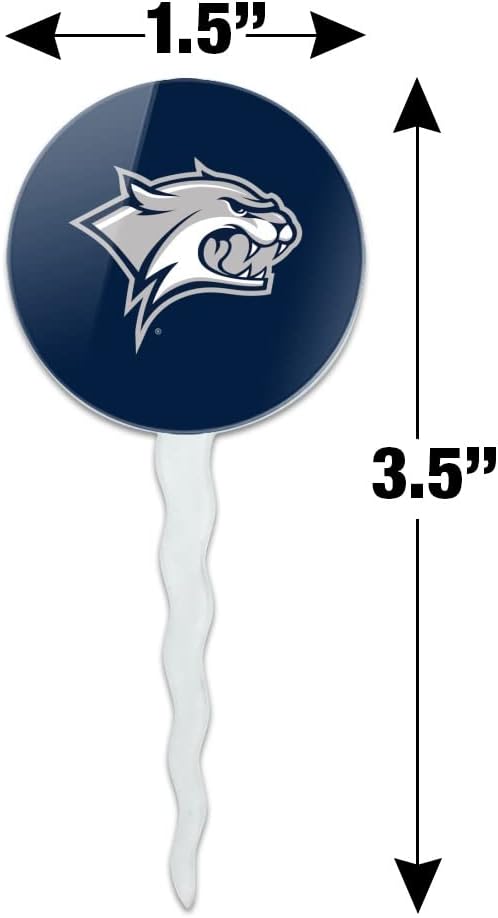 UNH Primary Logo Cupcake Picks Toppers Decoration Set of 6