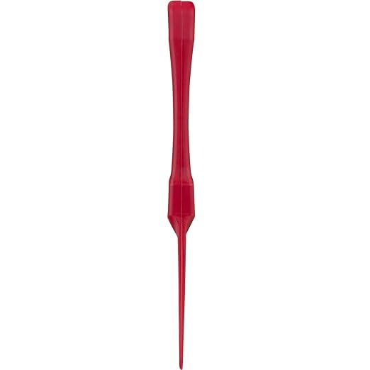 SPARTA Polypropylene Scraper Tool Food Safe Scraper for Removing Caked-On Residue in Commercial Kitchens, Plastic, 7.82 x 3 Inches, Red