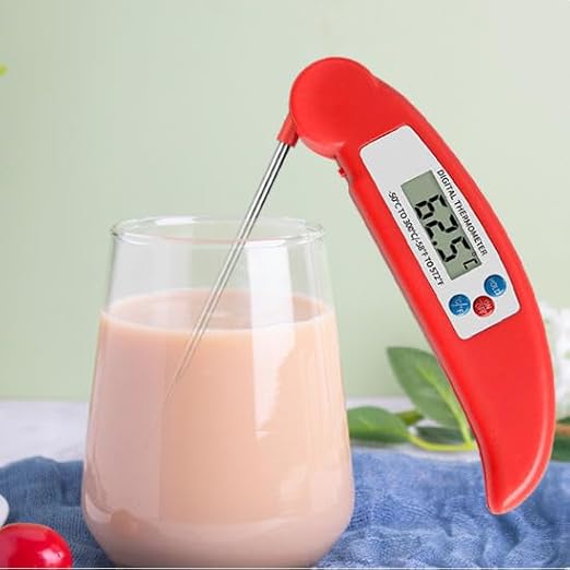 Instant Read Digital Meat Thermometer with Probe for Cooking,Fast Precise,Waterproof Digital Food Thermometer,BBQ Kitchen Baking