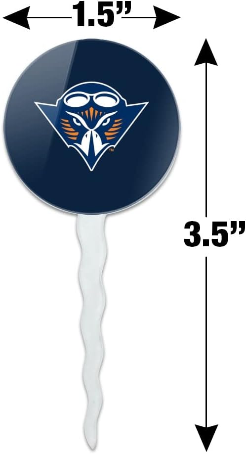 University of Tennessee Martin Primary Logo Cupcake Picks Toppers Decoration Set of 6