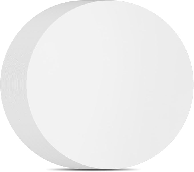 BYKITCHEN Parchment Paper Rounds, Set of 220, Non Stick 8 Inch Parchment Paper Sheet for Baking, Pre-cut Round Parchment Liners for Cake Pan, Tortilla Press, Quesadilla Maker, Springform Pan and More