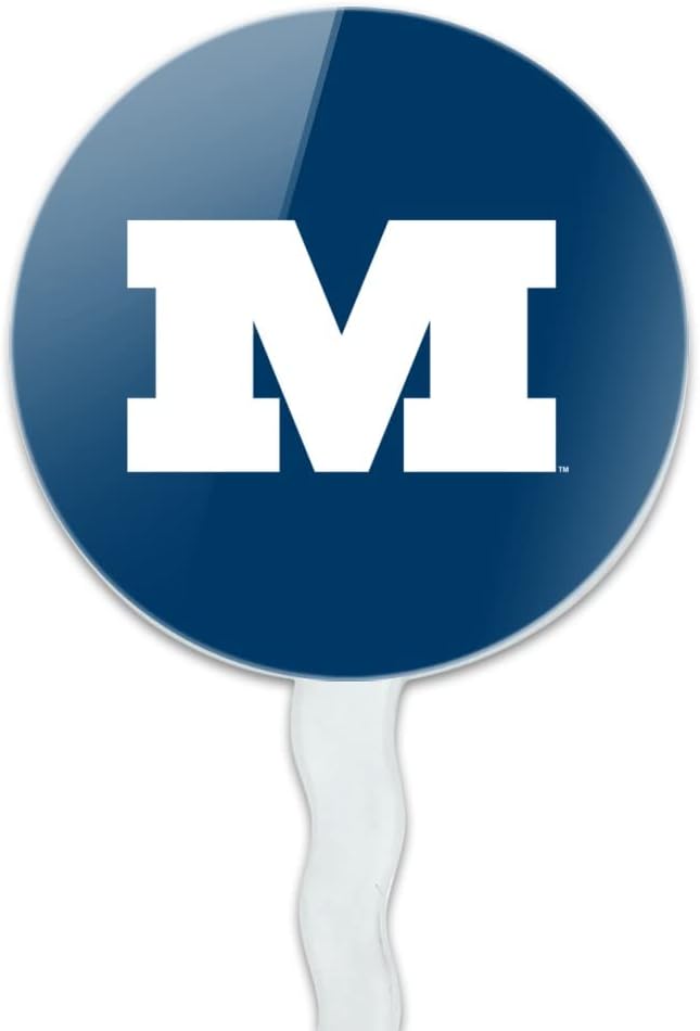 Millikin University Primary Logo Cupcake Picks Toppers Decoration Set of 6